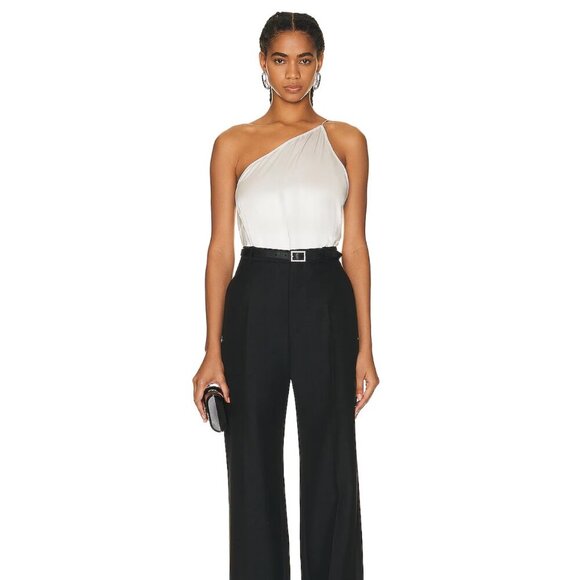 NWT The Sei One Shoulder Bodysuit in Frost size 0 - Picture 4 of 7